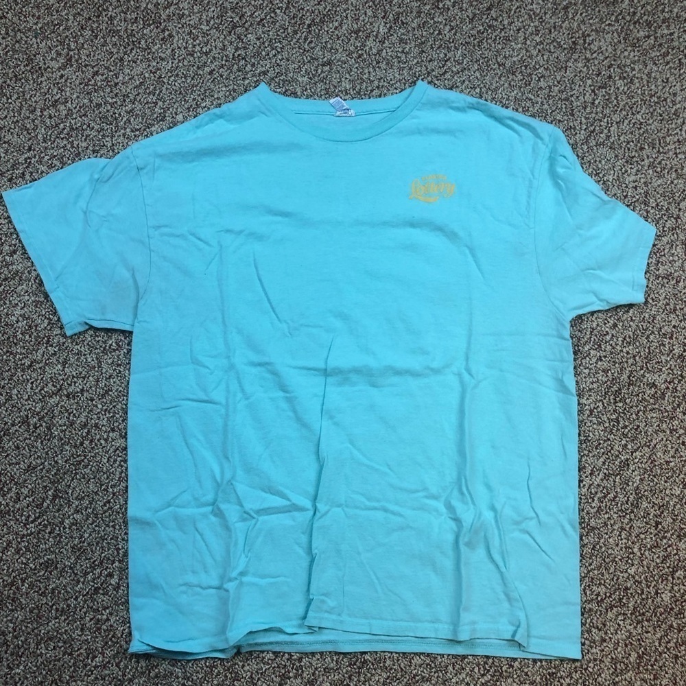 Florida Lottery Turquoise T-shirt XL
